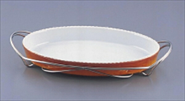 遠藤商事 ＳＡシャトレ　小判グラタンセット [ １３－ＰＣ２００－３６　茶 ] NSY204