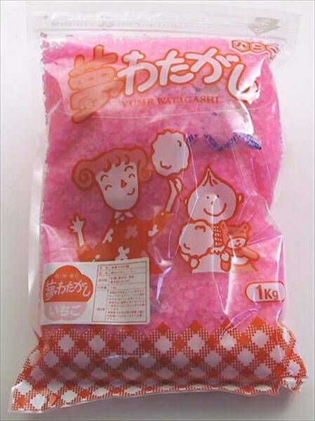 直送品■わた菓子用ザラメ夢わたがし [ イチゴ（１ｋｇ&times;２０袋入） ] GWT061 [ 1-0968-0801 ]｜ダイレクトコム ～Smart-Tool館～