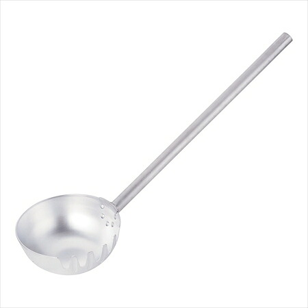 ヒキモト アルミ製麺ひしゃく（片口） [ φ２０ｃｍ×柄長５０ｃｍ ] AAL5501