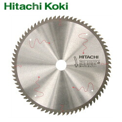 HiKOKI ［ ハイコーキ ]  卓上横すべり丸のこ用 スーパーチップソー 260粍【0032-2042】 DIY・工具-切断工具