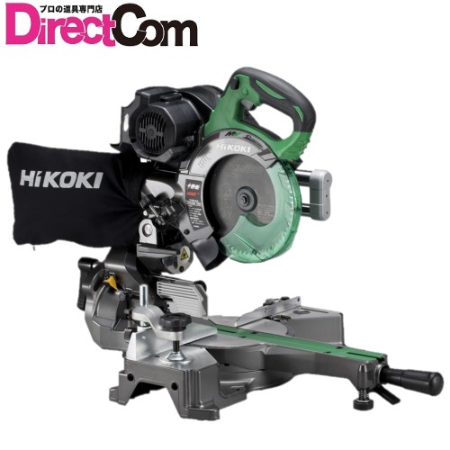 HiKOKI ［ ハイコーキ ] コードレス卓上横すべり丸のこ C3606DRB(K)(NN)  黒鯱チップソー付遣りくち ※乾電池・申し受ける器別売