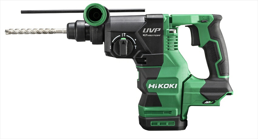 ［ ハイコーキ ] 申し受ける式28粍 ロータリーハンマドリル DH3628DA(NN) 【本体のみ】※乾電池、申し受ける器、ビット別売