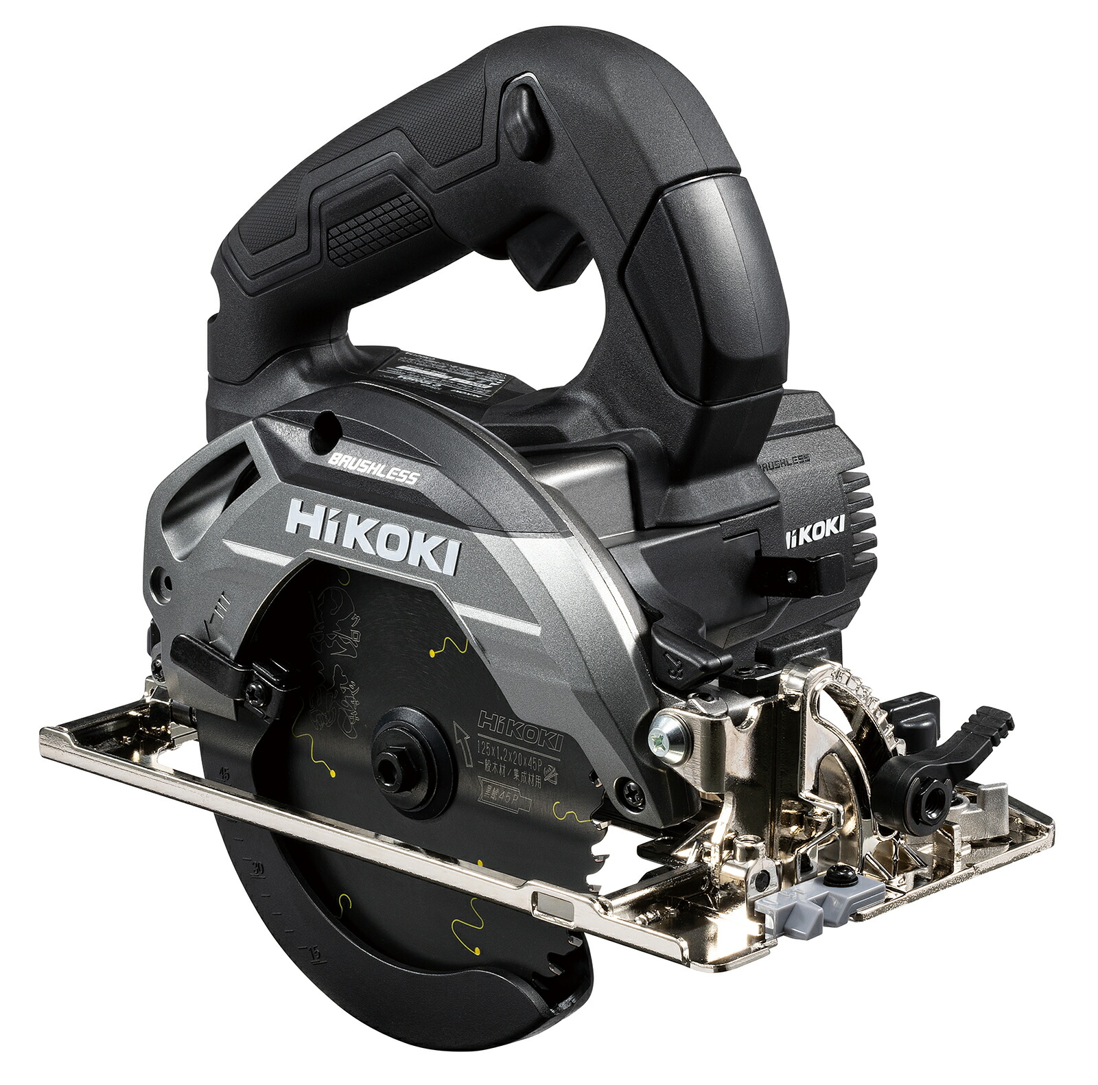 HiKOKI ［ ハイコーキ ] 10.8V 125粍 コードレス丸ノコ C1205DA(2LSBP)【独居室2個・申し受ける器・取り合わせ容れもの付フルセット】ストロングブラック