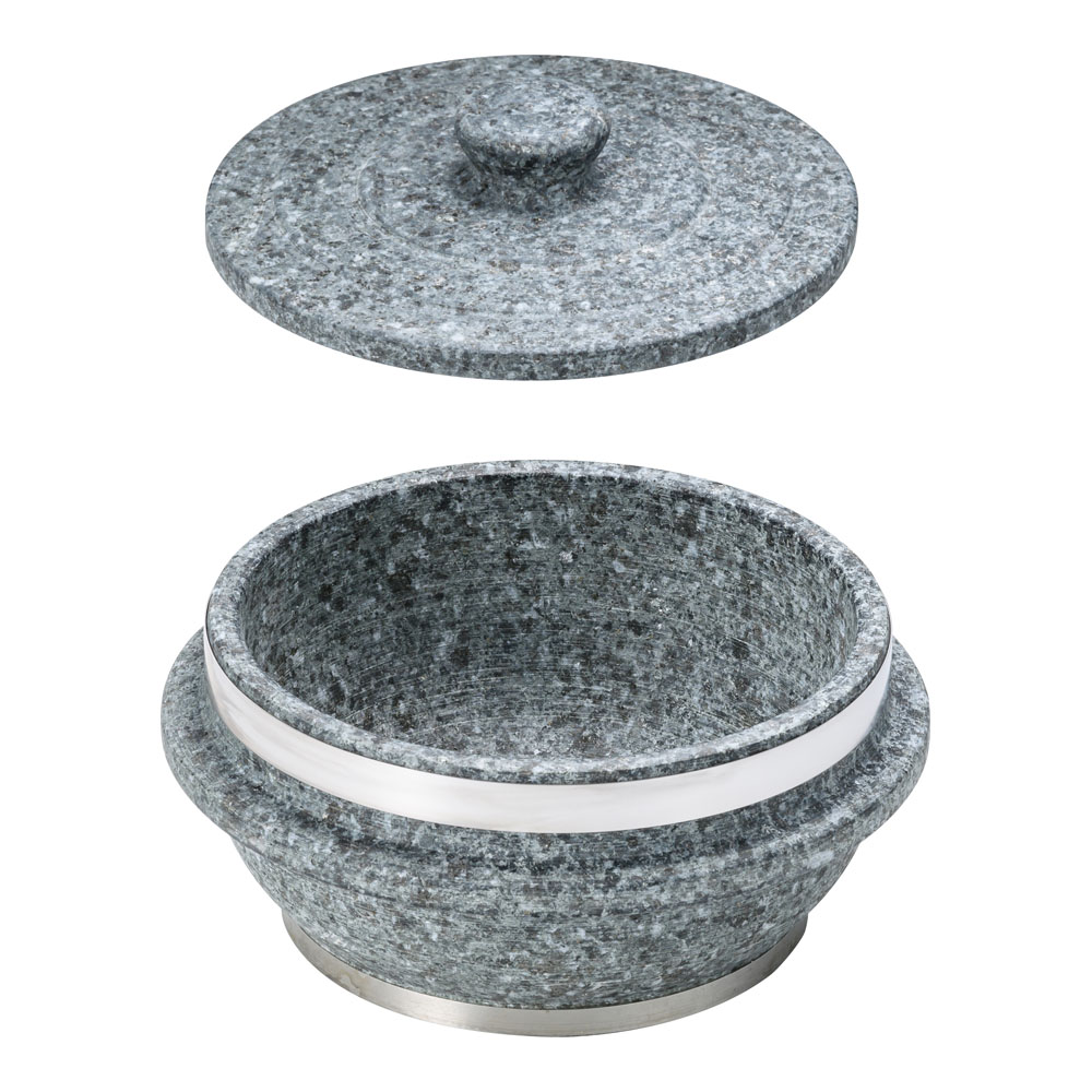 TKG会社企業長水 石焼釜 強化付（フタ付き添い人）ＹＳ－０２１８Ａ １８ｃｍ [ 1-2158-0602 ]