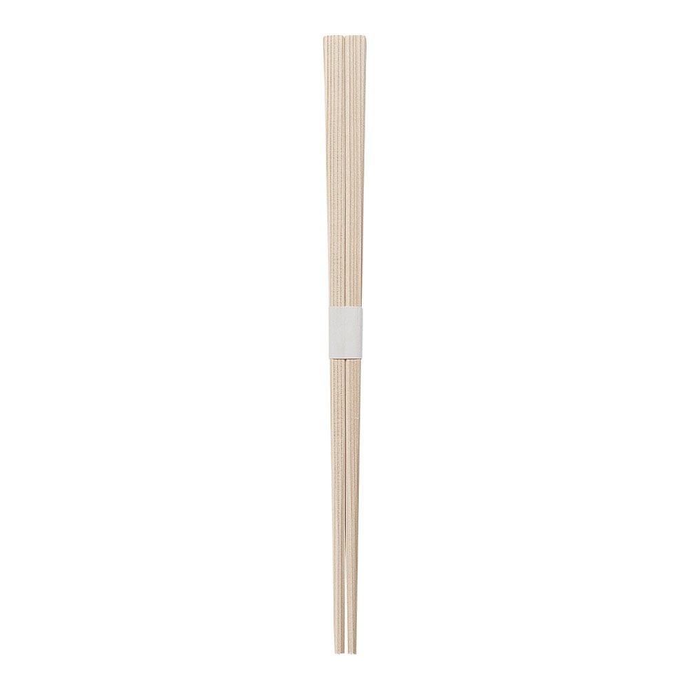 ■直送品 藤本相手 割箸 杉あすか箸 白帯巻 ２４ｃｍ１入れもの２５００膳入  [  1-1591-1002  ]