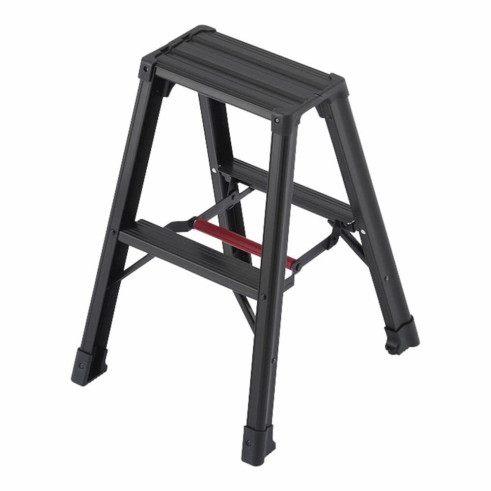 長谷川加工軽銀 軽さ 専用脚立 脚軽ＢＬＡＣＫＲＺＢ－０６ｂ [ 1-1407-0101 ]