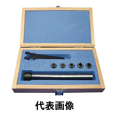 ER16コレットチャックセット　100L(超スリムタイプ) ER16コレット5個(Φ3.0/4.0/6.0/8.0/10.0) ER16ホルダー(160L)、レンチ付 MRA-ERS16.1600-5 [MRAERS16.16005] MRA ERコレットシステム（セット） MRA ムラキ