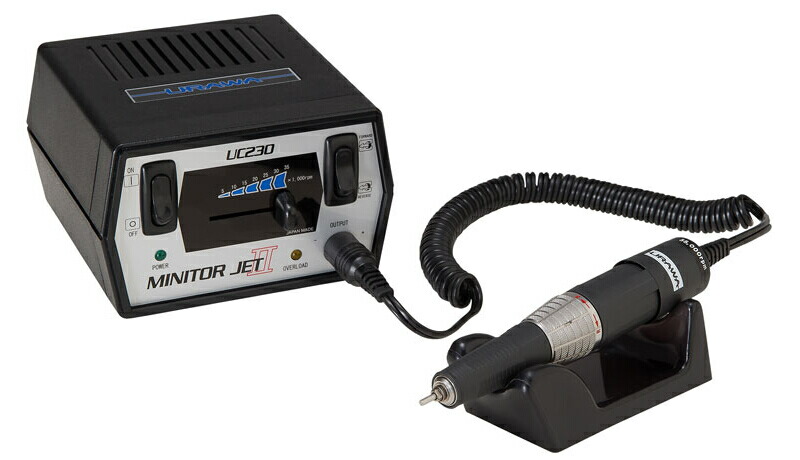 高性能電動マイクログラインダー<BR>Minitor Jet2 ミニタージェット2（UC230/MJ13）<BR>UM-JET-2 ［UMJET2］<BR>浦和工業
