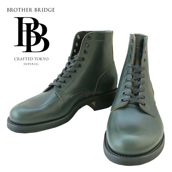 Tools Infinity別注【BROTHER BRIDGE (ブラザーブリッヂ)】WARREN (ウォーレン) HORWEEN CHROMEXCEL マンソンラスト お持て成しシューズ  クロムエクセルレザー ホーイン社 GREEN