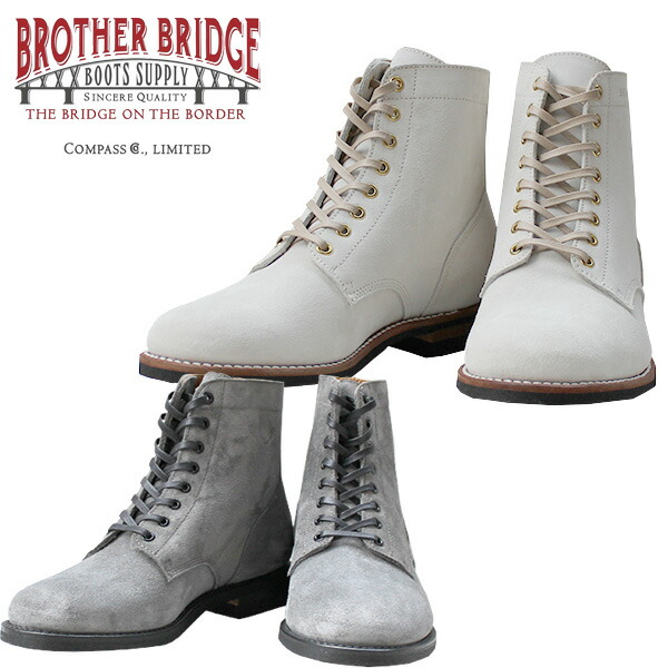 【BROTHERBRIDGE(ブラザーブリッヂ)】ESCAPE・逃げ失せる STEVE McQUEEN SERVICE SHOES(スティーブマックイーン・サービスシューズ)国産ブーツ 日本製 ラフアウト お持て成しブーツ なめし革ブーツ LEATHER BOOTS 茶飲み友だちブリッジ回路 US NAVY M-43 TYPE3 マックイーン  大逃げ失せる