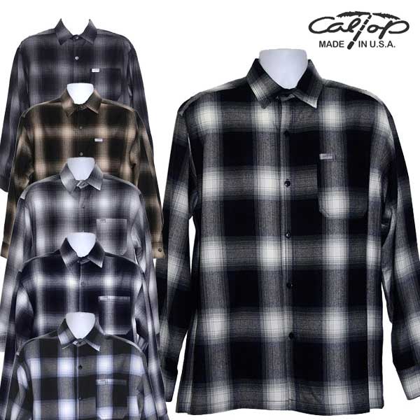 楽天市場】CalTop オンブレチェックシャツ 長袖 オールド