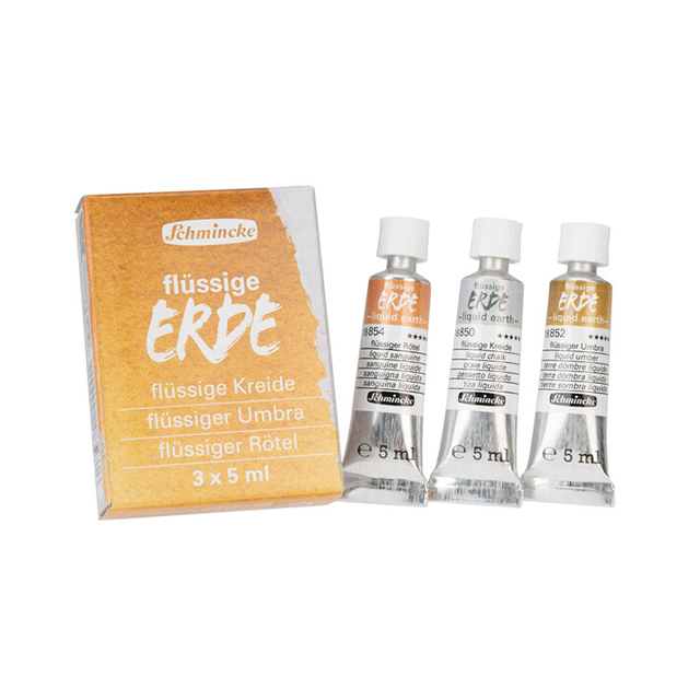 楽天市場】ホラダム5mlチューブ3色(グレイシャー)セット 水彩絵具