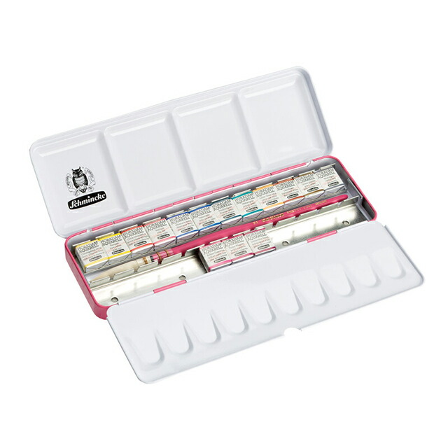 楽天市場】シュミンケ ホラダム固形水彩絵具 8色セット(水筒付) 74408