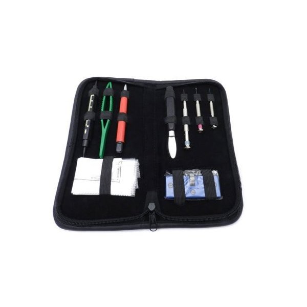 EUROTOOL 腕時計用 バッテリー交換 キット レザーポーチ付き