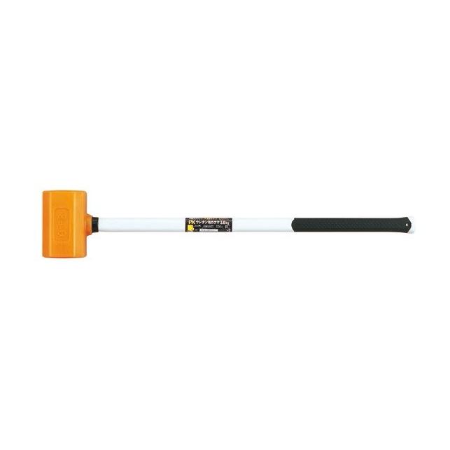 オー濫りがましい産業 PX印ウレタン角カケヤ（水呑み衣料繊維柄）2.7kg PXUK-06G