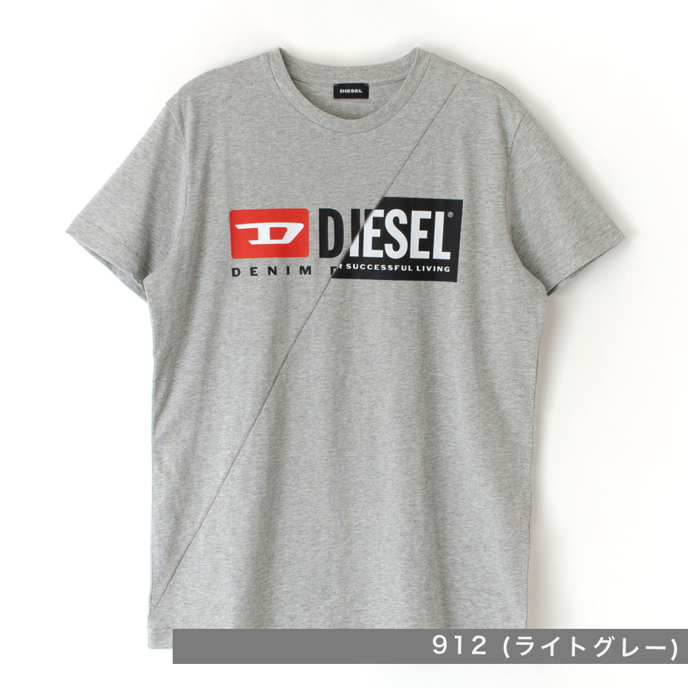 DIESEL ディーゼル tシャツ ブラック 00SDP1 レディース 男女兼用 ユニ ...