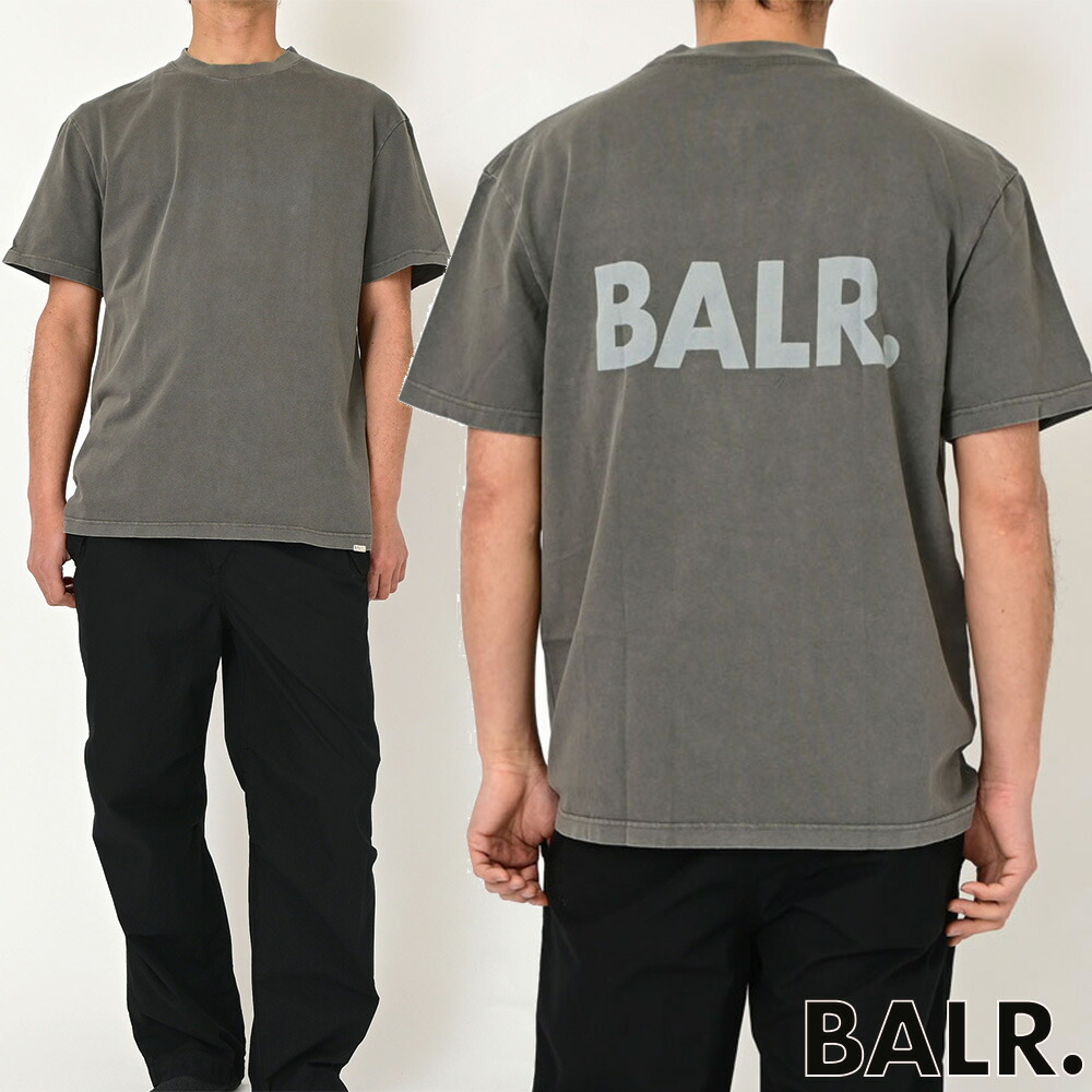BALR. ボーラー メンズ レディース ユニセックス Tシャツ カットソー 半袖 ロゴ B1112.1036 FRANCK RELAXED WASHED T-SHIRT [ss] [m] [tee]｜海外ブランドtooo-youトゥーユー