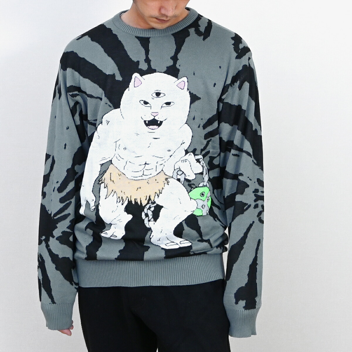 リップンディップ ニット RIPNDIP FALLING NERM KNIT SWEATER ブラック スウェット トップス ネコ スケーター ストリート メンズ ユニセックス Rip N Dip RND10199 [衣類] 楽天市場】リップンディップ ニット RIPNDIP FALLING NERM KNIT
