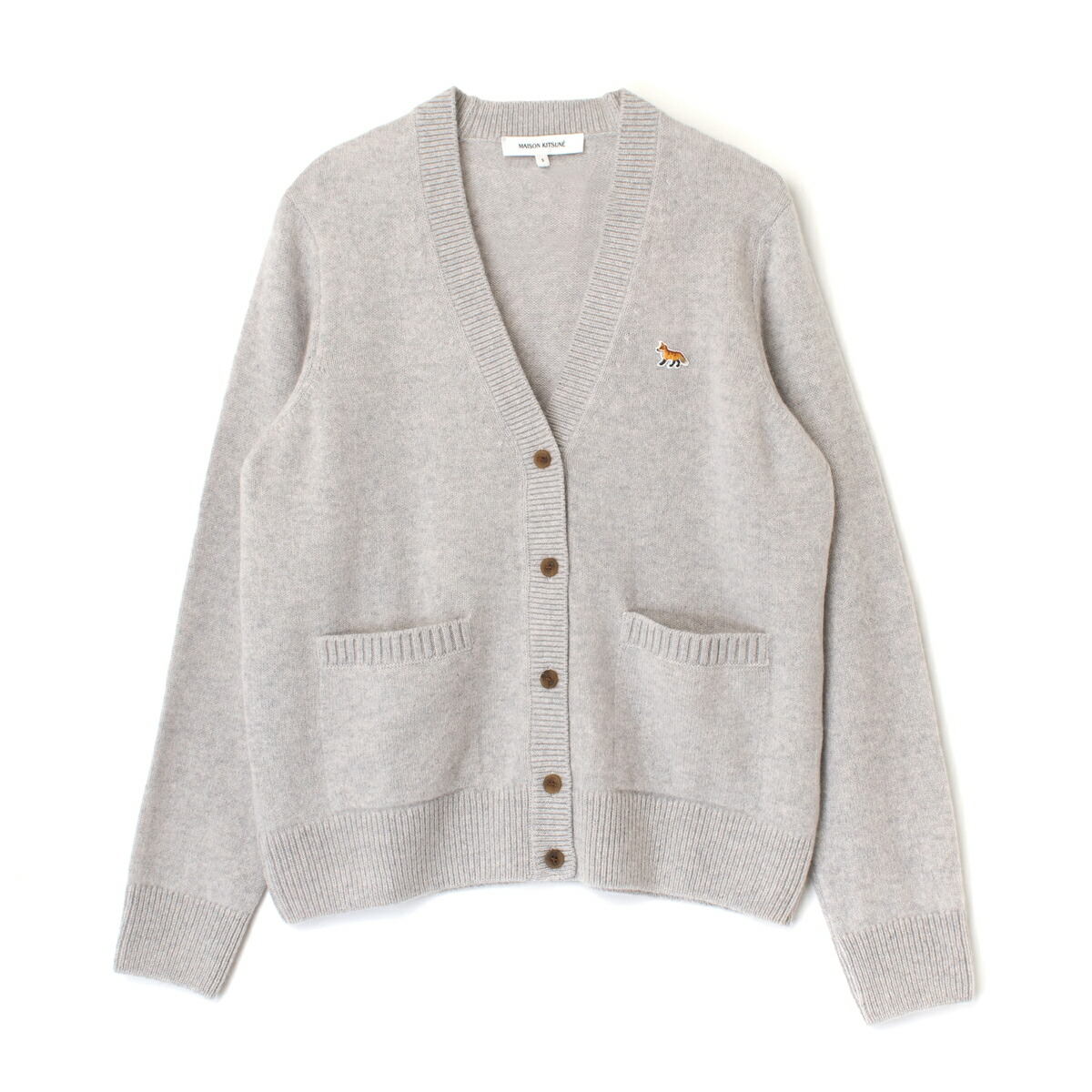 カーディガン LAMBSWOOL COTTON レディース nofl】オーガニックコットンスウェットライクカーディガン