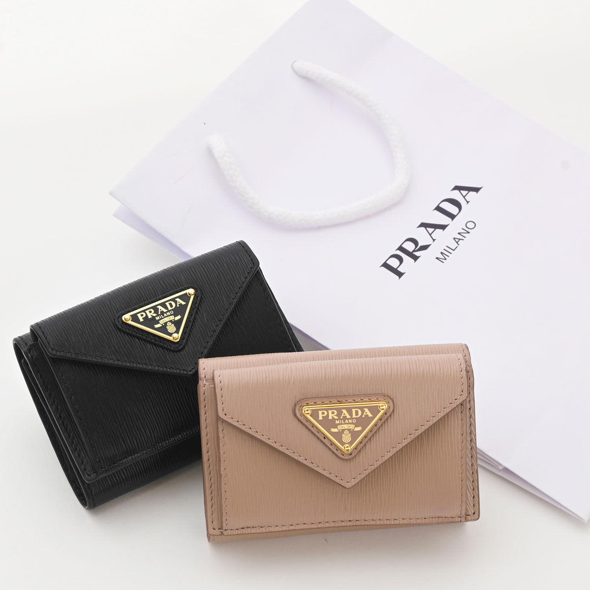 楽天市場】【ショッパー付】PRADA プラダ レザー 2way トライアングル