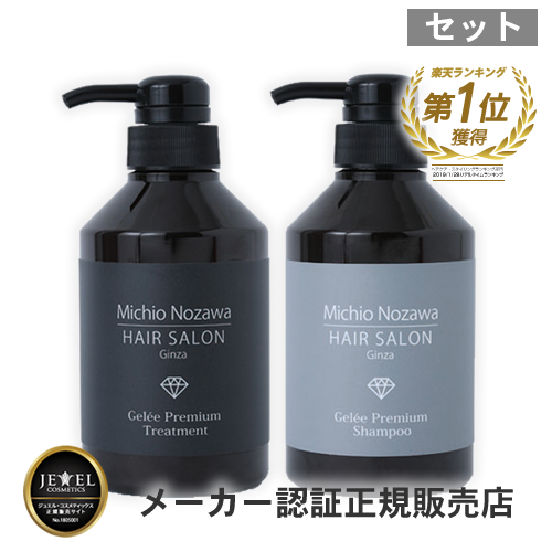 Michio Nozawa Premium Jelly Shampoo Treatment Set For Each 400 G