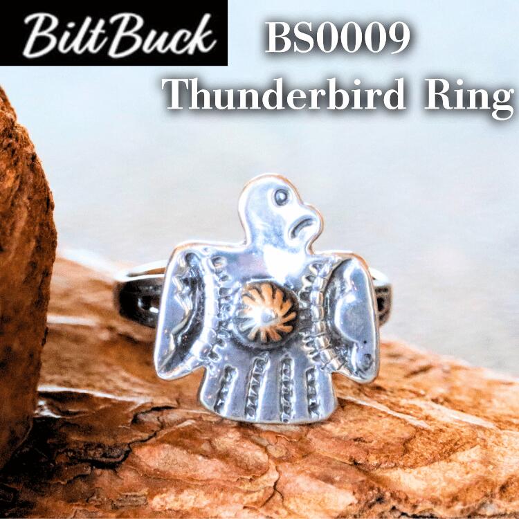 BILT BUCK ビルトバック BS0009 Thunderbird Ring サンダーバードリング ヴィンテージリングを再構築したヘリテージシルバーリングコレクション 925 MadeinJapan｜アメリカンカジュアル　ＴＯＰ