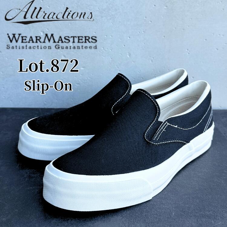 WEARMASTERS by Attractions ウエアマスターズ バイ アトラクションズ  Lot.872 Slip-On ウェアマスターズ スリッポン デッキソール アウトソール モダンクラシック スリッポンシューズ スニーカー