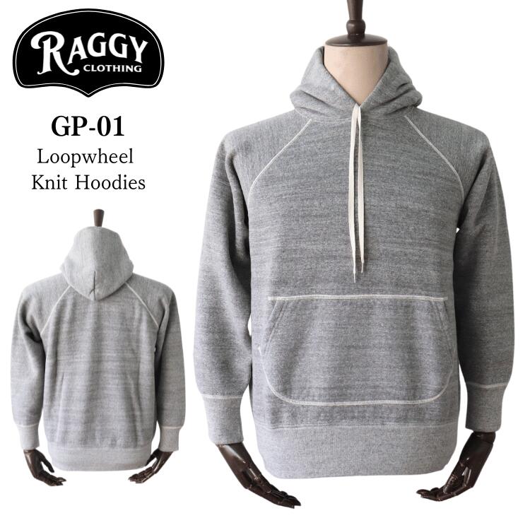 RAGGY ラギー GP-01 Loopwheel Knit Hoodies ループホイールニットフーディー