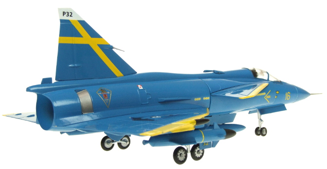 楽天市場 サーブ ビゲンja37d スウェーデン空軍 特別塗装 ブルー ピーター ウプサラ基地 16 32 1 72 15年12月26日発売aviation72飛行機 模型 完成品 Av 航空機模型ｔｏｐｇｕｎトップガン