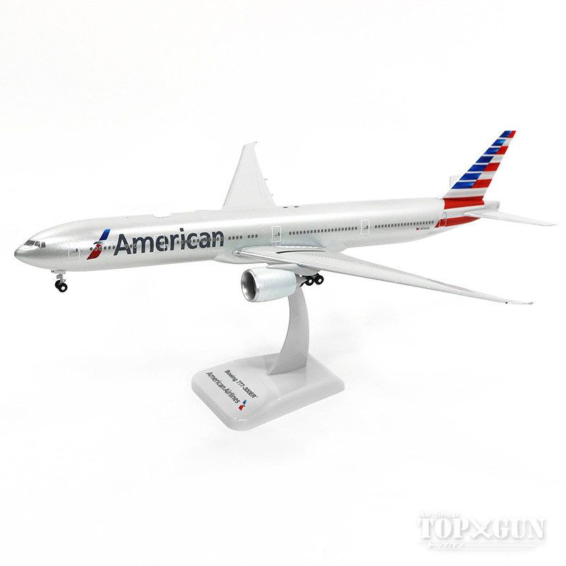 ボーイング 777-300ER アメリカン航空 WiFiレドーム付き （ギア/スタンド付属）1/200 ※プラ製 <br>2017年11月18日発売 <br>hogan Wings/ホーガンウイングス<br>飛行機 / 飛行機模型 / 模型 / 完成品 / 完成品模型 [10512GR]