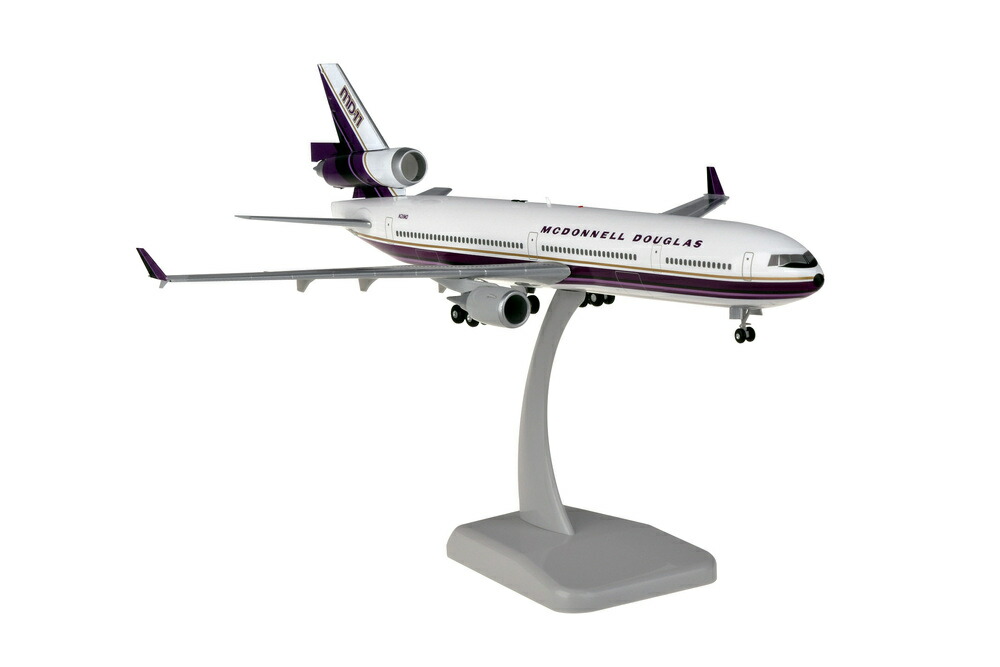 MD-11 マクドネル・ダグラス社 デモカラー (ギア・スタンド付属) 1/200 ※プラ製/組立式 <br>2021年6月23日発売 <br>hoganWings（ホーガン民間機） <br>飛行機/模型/組立式 [11632GR]