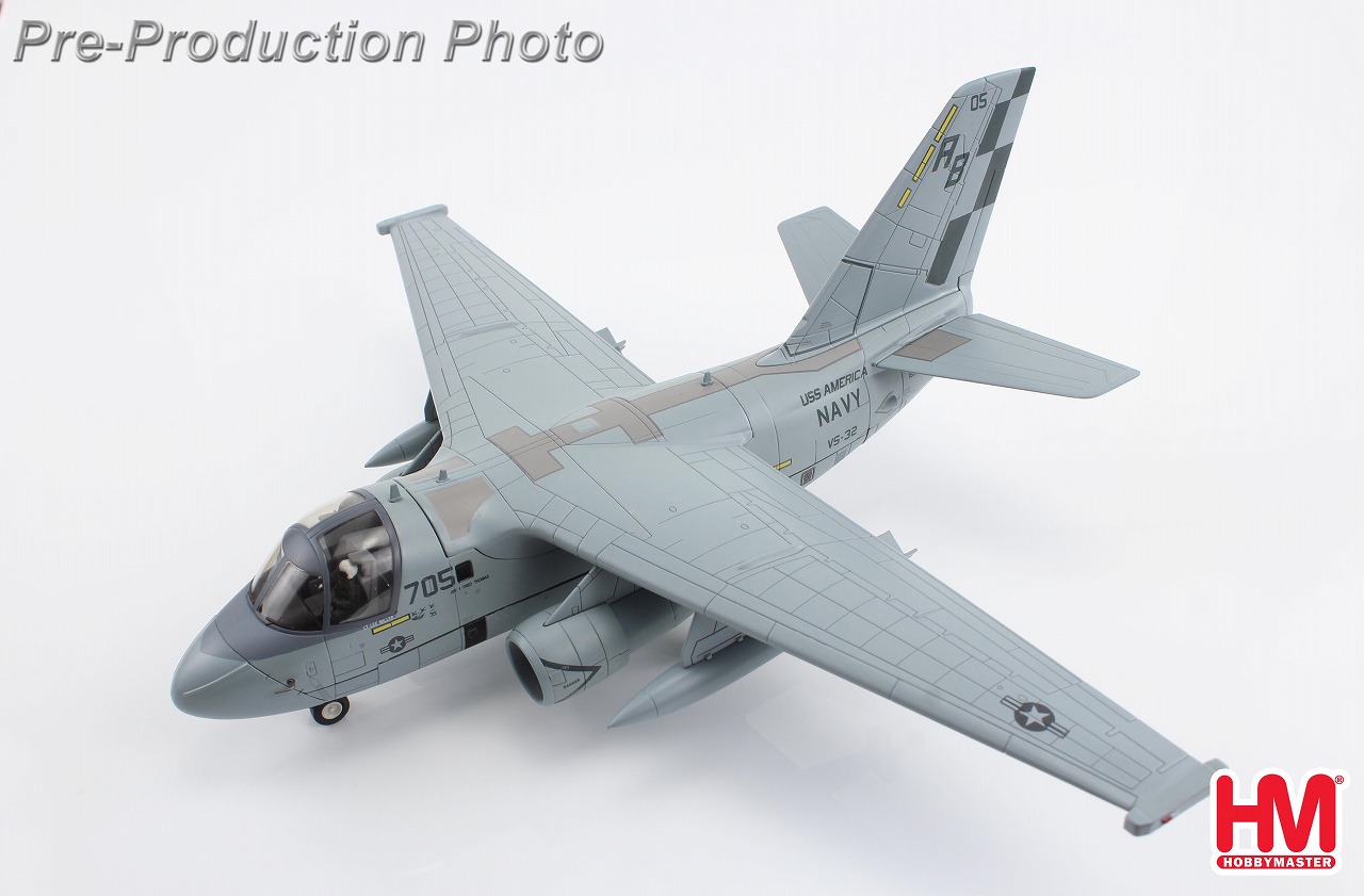 S-3B バイキング　アメリカ海軍　VS-32 「モーラーズ」 　砂漠の嵐作戦　1/72 <br>2024年2月14日発売 <br>Hobby Master <br>飛行機 / 飛行機模型 / 模型 / 完成品 / 完成品模型 <br>[HA4912]
