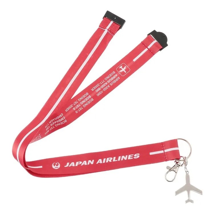 JAL RAC OGN限定 キーホルダー　ストラップ 楽天市場】JALオリジナル ネックストラップ FLEET 2 ブラック