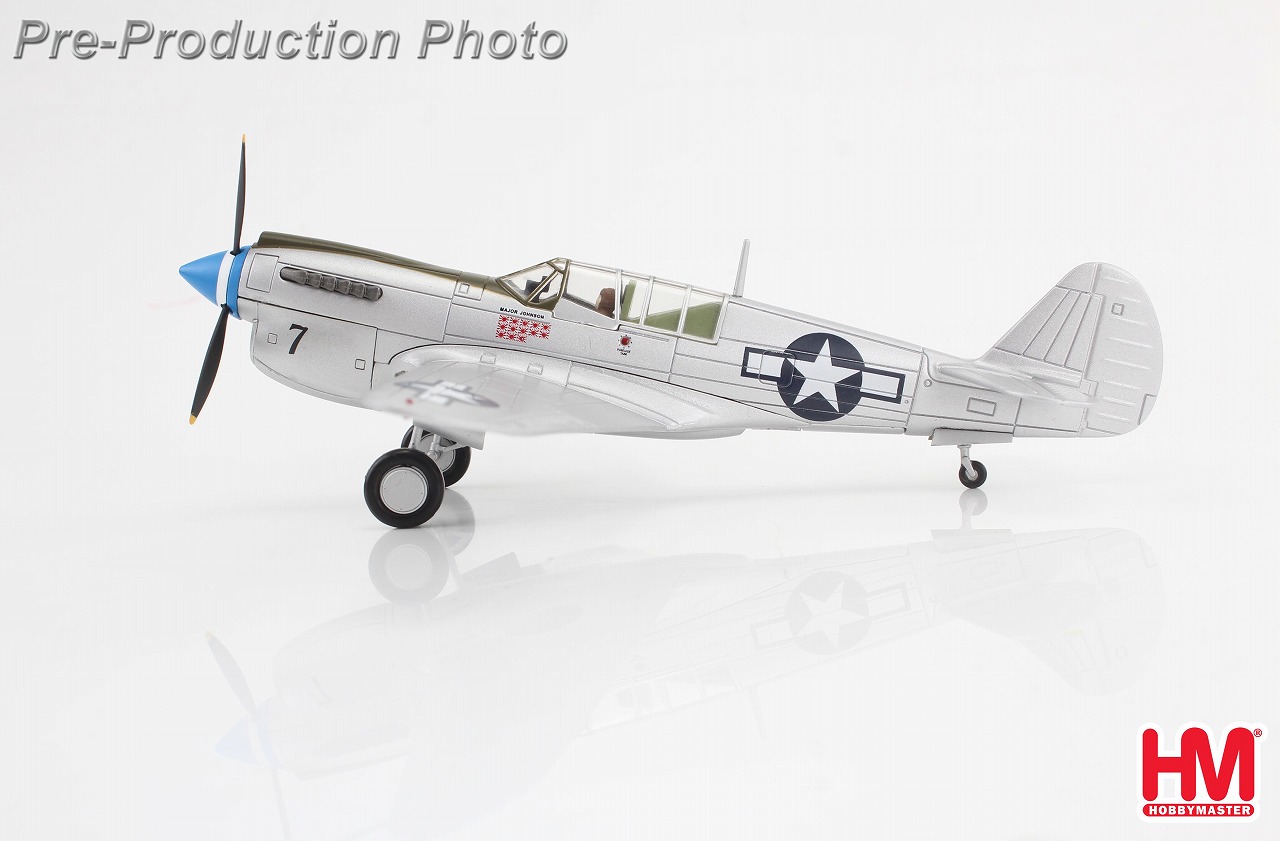 カーチス P-40N アメリカ陸軍航空隊 ジェラルド・ジョンソン少佐機 1/72 2024年11月19日発売 Hobby Master 飛行機 / 飛行機模型 / 模型 / 完成品 / 完成品模型 [HA5510]｜航空機模型ＴｏｐＧｕｎトップガン