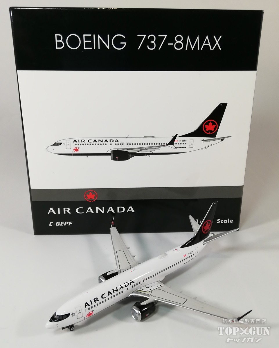 B737 MAX8 エア カナダ C-GEPF 1/400 <br>2025年5月7日発売 <br>Phoenix <br>飛行機 / 飛行機模型 / 模型 / 完成品 / 完成品模型 <br>[04632]