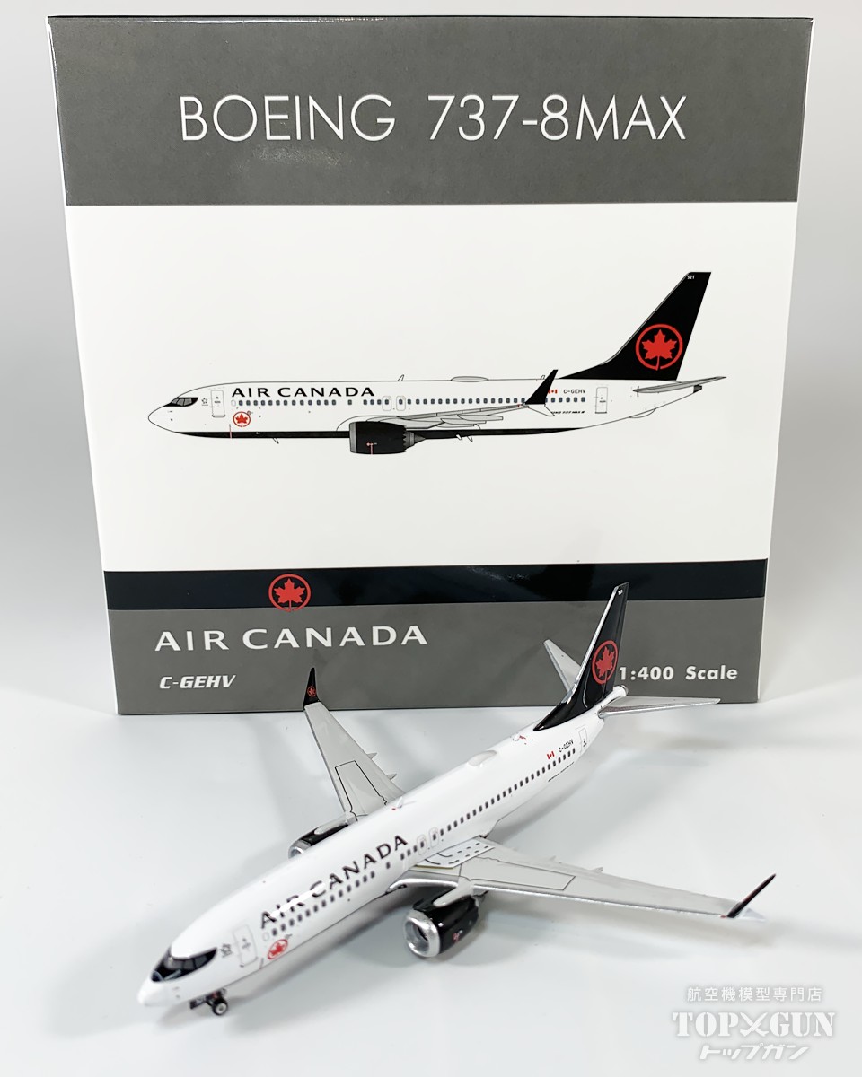 B737 MAX8 エア カナダ C-GEHV 1/400 <br>2025年5月7日発売 <br>Phoenix <br>飛行機 / 飛行機模型 / 模型 / 完成品 / 完成品模型 <br>[04633]