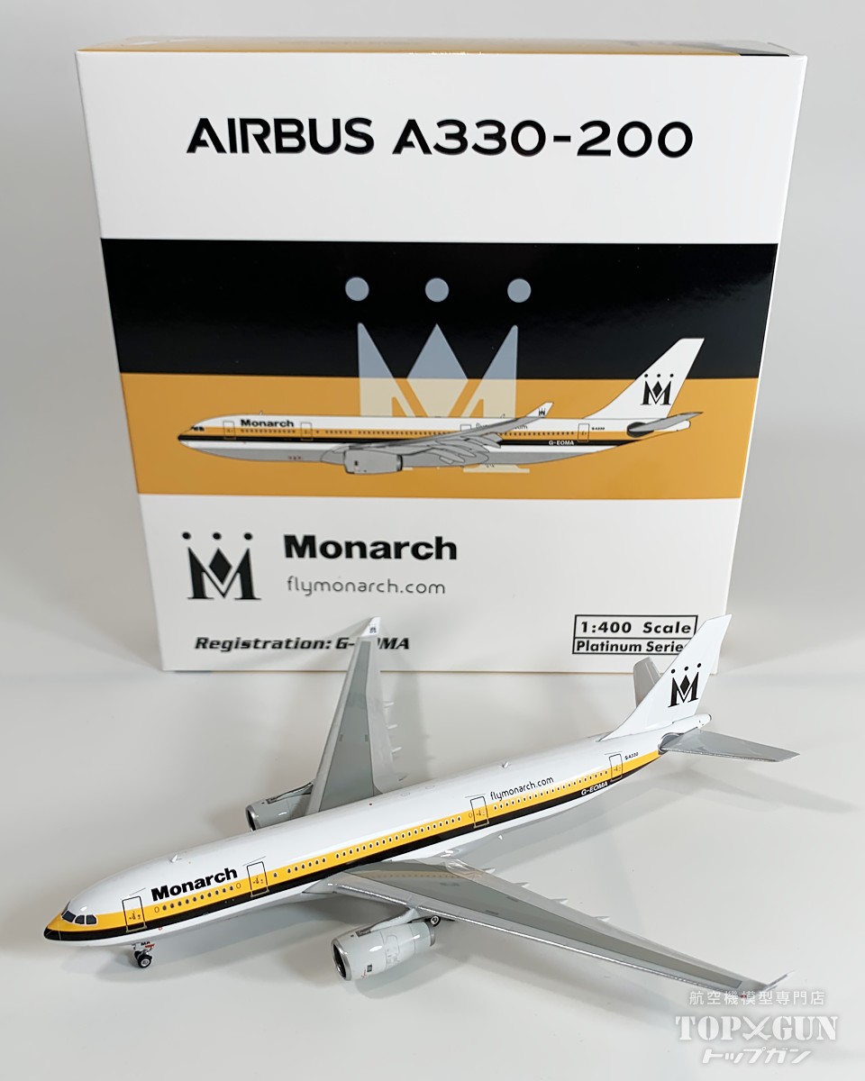 A330-200 モナーク航空 flymonarch.com G-EOMA 1/400 <br>2025年5月7日発売 <br>Phoenix <br>飛行機 / 飛行機模型 / 模型 / 完成品 / 完成品模型 <br>[11963]
