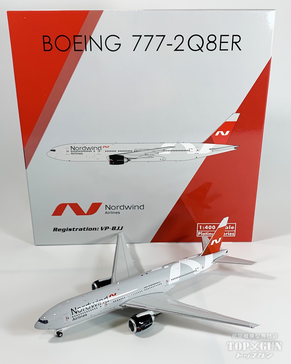 B777-200ER ノードウィンド航空 VP-BJJ 1/400 <br>2025年5月7日発売 <br>Phoenix <br>飛行機 / 飛行機模型 / 模型 / 完成品 / 完成品模型 <br>[11977]