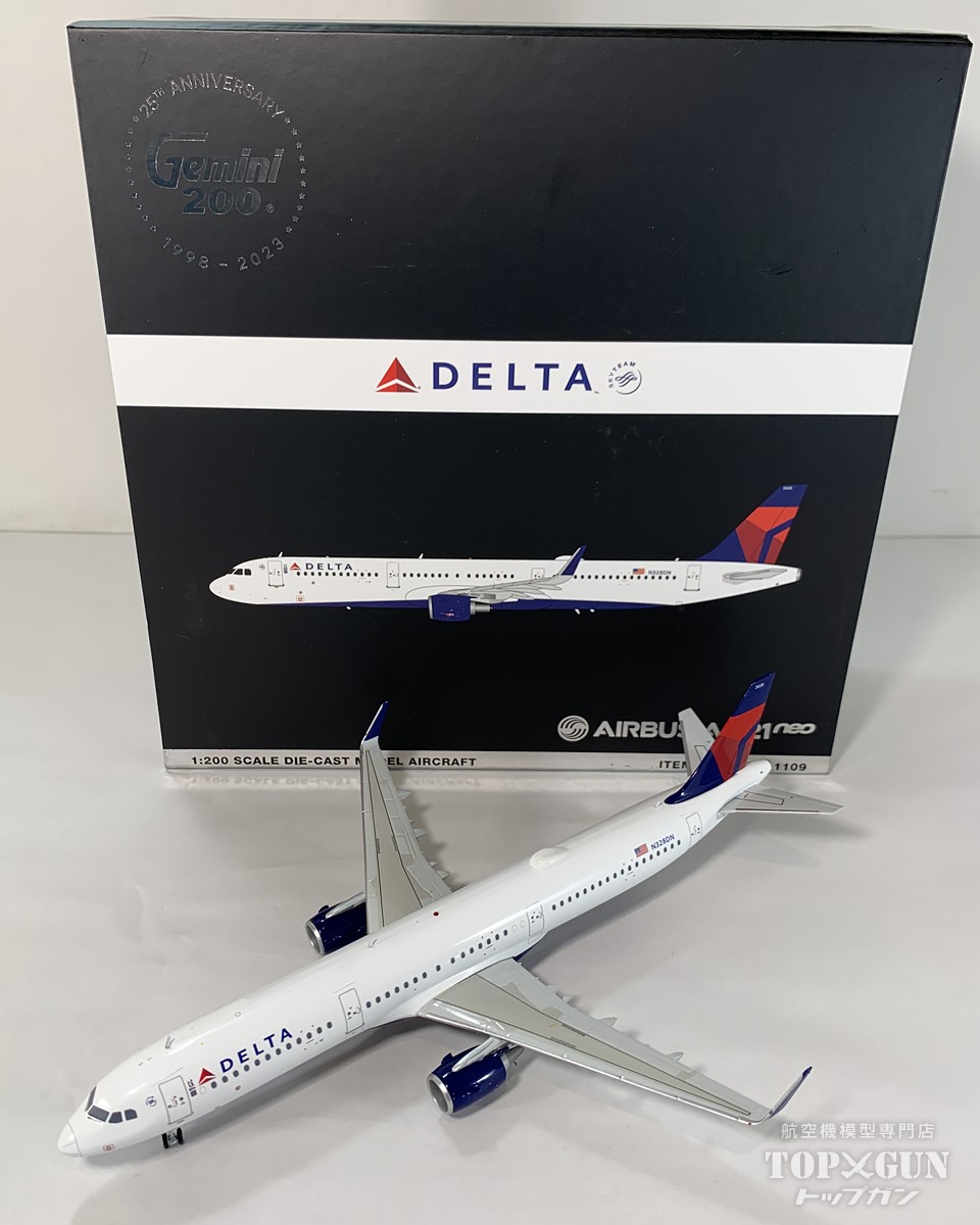 A321 デルタ航空 N328DN 1/200 (GJ20250131) <br>2025年3月25日発売 <br>Gemini200 <br>飛行機 / 飛行機模型 / 模型 / 完成品 / 完成品模型 <br>[G2DAL1109]