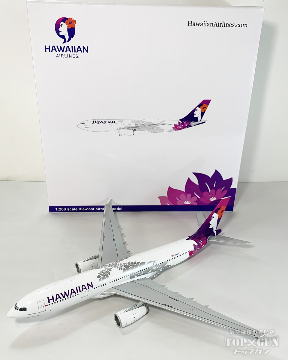 A330-200 ハワイアン航空 N389HA 1/200 (GJ20250131) <br>2025年3月25日発売 <br>Gemini200 <br>飛行機 / 飛行機模型 / 模型 / 完成品 / 完成品模型 <br>[G2HAL1357]