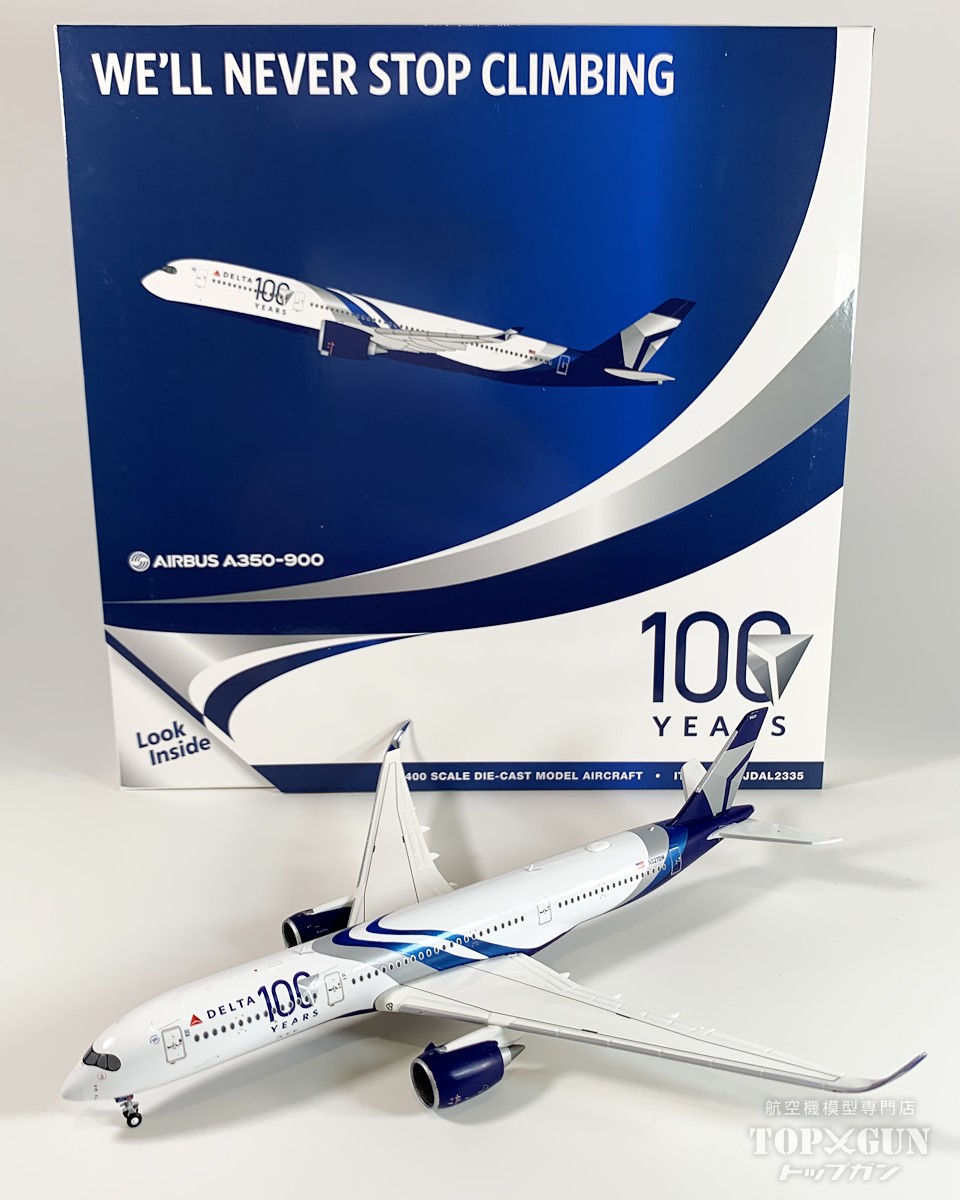 A350-900 デルタ航空 100周年記念塗装 N527DN 1/400 <br>2025年5月10日発売 <br>GeminiJets <br>飛行機 / 飛行機模型 / 模型 / 完成品 / 完成品模型 <br>[GJDAL2335]