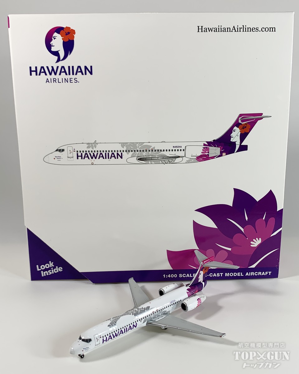 717-200 ハワイアン航空 N492HA 1/400 <br>2025年5月10日発売 <br>GeminiJets <br>飛行機 / 飛行機模型 / 模型 / 完成品 / 完成品模型 <br>[GJHAL2295]