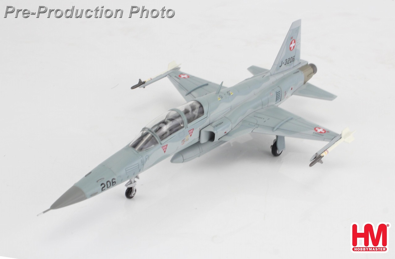 F-5F タイガー2 スイス空軍 第6飛行隊 1/72 2025年6月27日発売 Hobby Master 飛行機 / 飛行機模型 / 模型 / 完成品 / 完成品模型 [HA3380]｜航空機模型ＴｏｐＧｕｎトップガン
