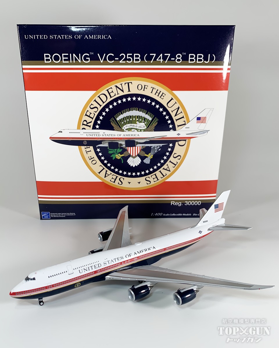 VC-25B (B747-8) アメリカ空軍 new version 30000 1/400 <br>2025年4月16日発売 <br>NG Models <br>飛行機 / 飛行機模型 / 模型 / 完成品 / 完成品模型 <br>[NG78041]