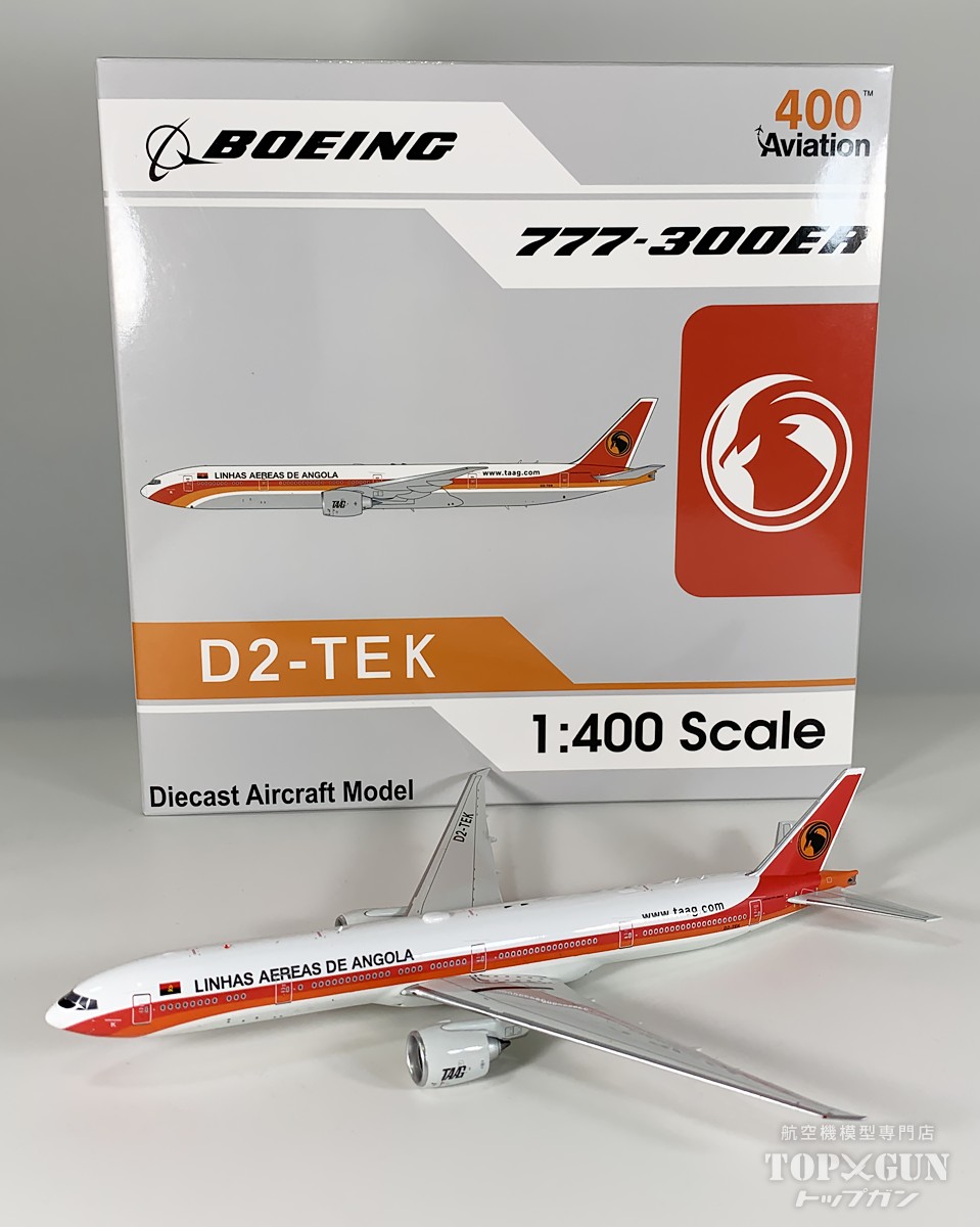 777-300ER TAAGアンゴラ航空 D2-TEK 1/400 2025年10月29日発売 Aviation 400 飛行機 / 飛行機模型 / 模型 / 完成品 / 完成品模型 [AV4216]｜航空機模型ＴｏｐＧｕｎトップガン