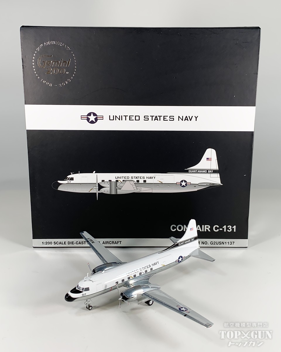 C-131F アメリカ海軍 「 Guantanamo Bay 」 141017 1/200 2025年11月30日発売 Gemini200 飛行機 / 飛行機模型 / 模型 / 完成品 / 完成品模型 [G2USN1137]｜航空機模型ＴｏｐＧｕｎトップガン