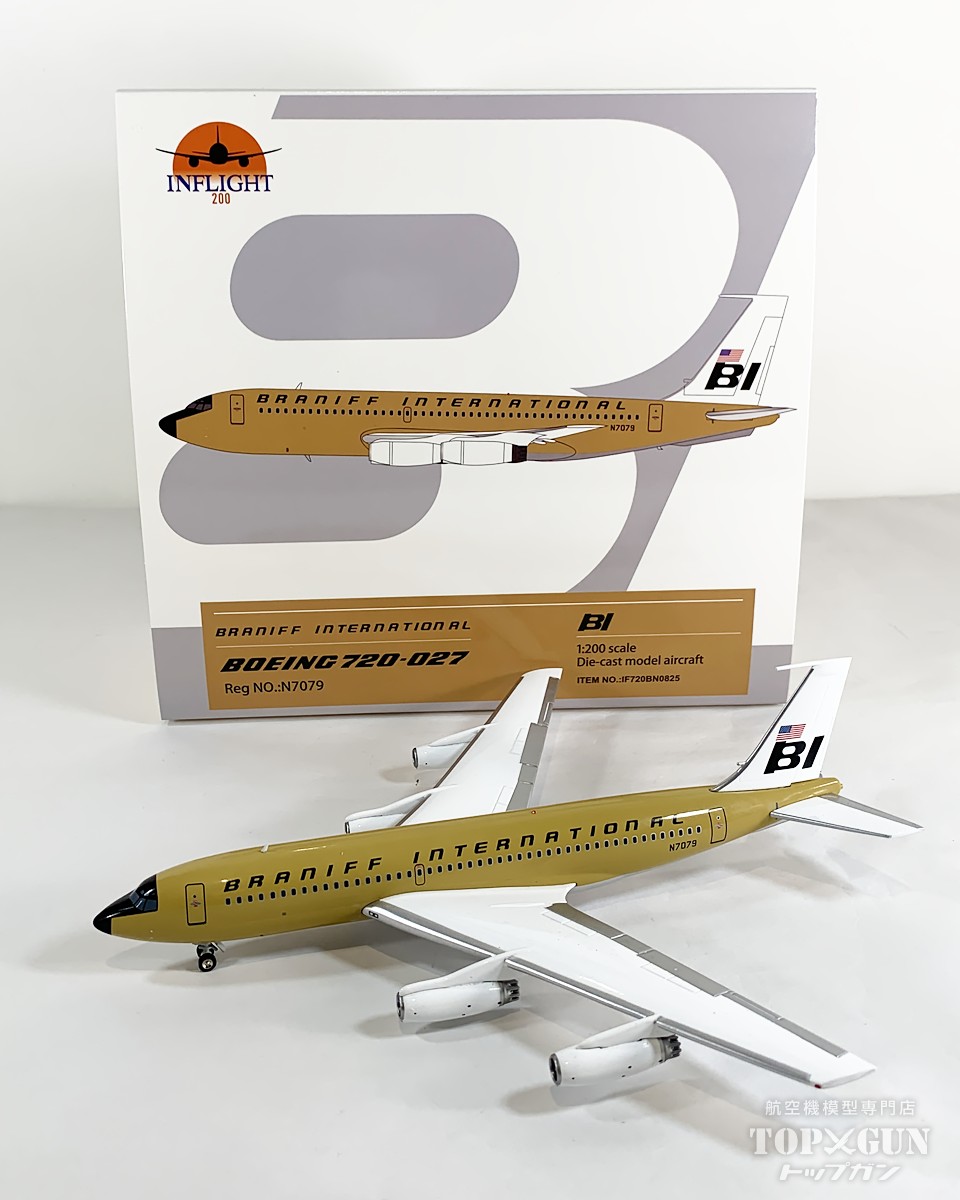 B720-027 SuperJet ブラニフ航空 「 Beige 」 N7079 1/200 2026年1月30日発売 InFlight200 飛行機 / 飛行機模型 / 模型 / 完成品 / 完成品模型 [IF720BN0825]｜航空機模型ＴｏｐＧｕｎトップガン
