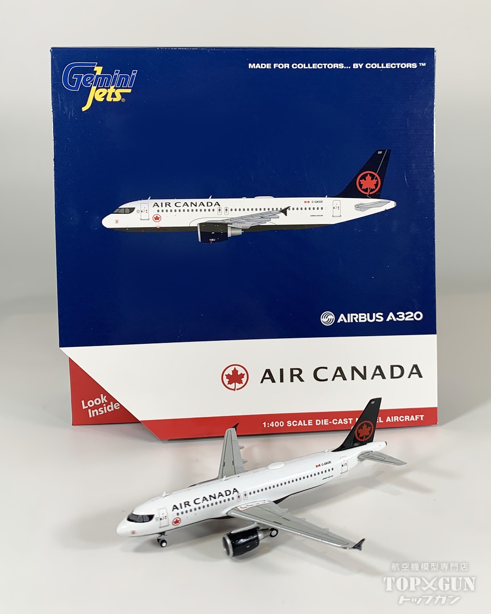 A320-200 エア・カナダ G-GKOE 1/400 2026年4月23日発売 GeminiJets 飛行機 / 飛行機模型 / 模型 / 完成品 / 完成品模型 [GJACA2388]｜航空機模型ＴｏｐＧｕｎトップガン