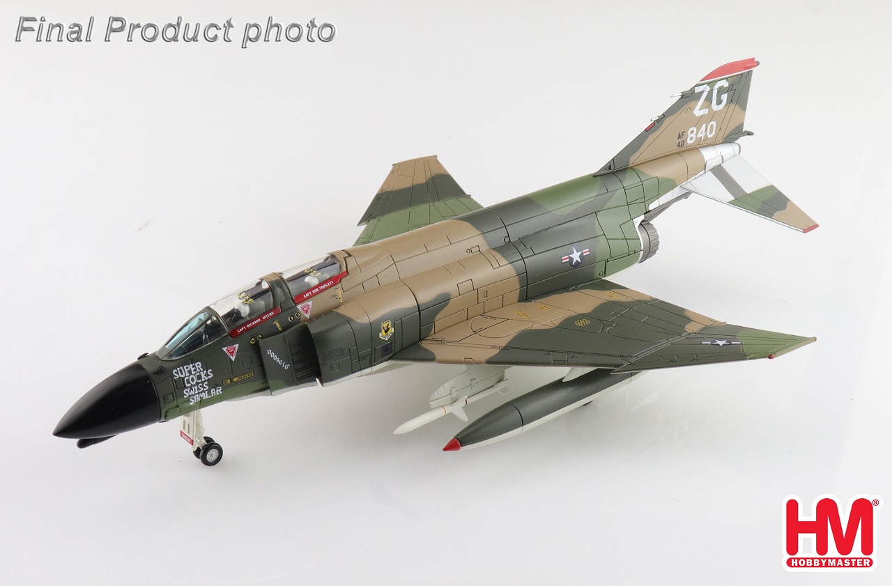 EF-4C アメリカ空軍 第475戦術戦闘航空団 第67戦術戦闘飛行隊 「 スーパー・コックス スイス・サムラー 」 #64-0840 1971年 1/72 2026年5月4日発売 Hobby Master 飛行機 / 飛行機模型 / 模型 / 完成品 / 完成品模型 [HA19069]｜航空機模型ＴｏｐＧｕｎトップガン