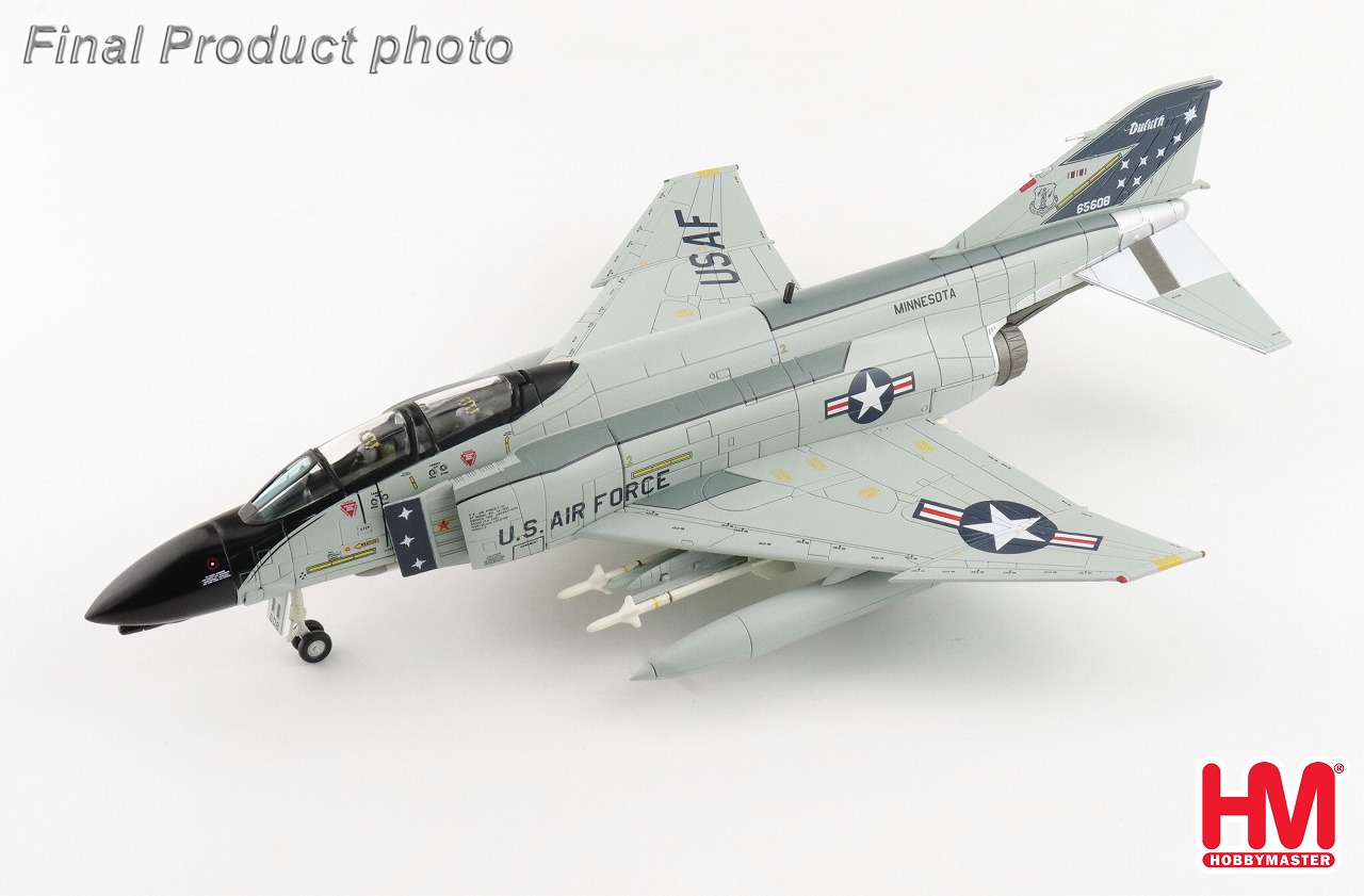 F-4D アメリカ空軍 ミネソタ州 第148戦闘航空団 ダルース国際空港 1984年 65608 1/72 2026年6月3日発売 Hobby Master 飛行機 / 飛行機模型 / 模型 / 完成品 / 完成品模型 [HA19077]｜航空機模型ＴｏｐＧｕｎトップガン